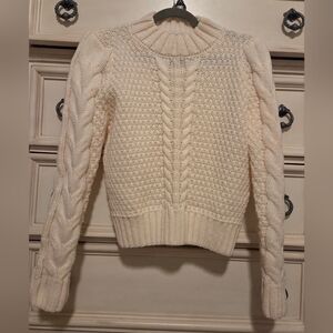 Magnolia Ivory Cable Knit Sweater